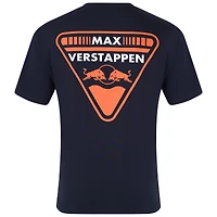 Men's Max Verstappen Navy Red Bull Racing Oversized Crest T-Shirt