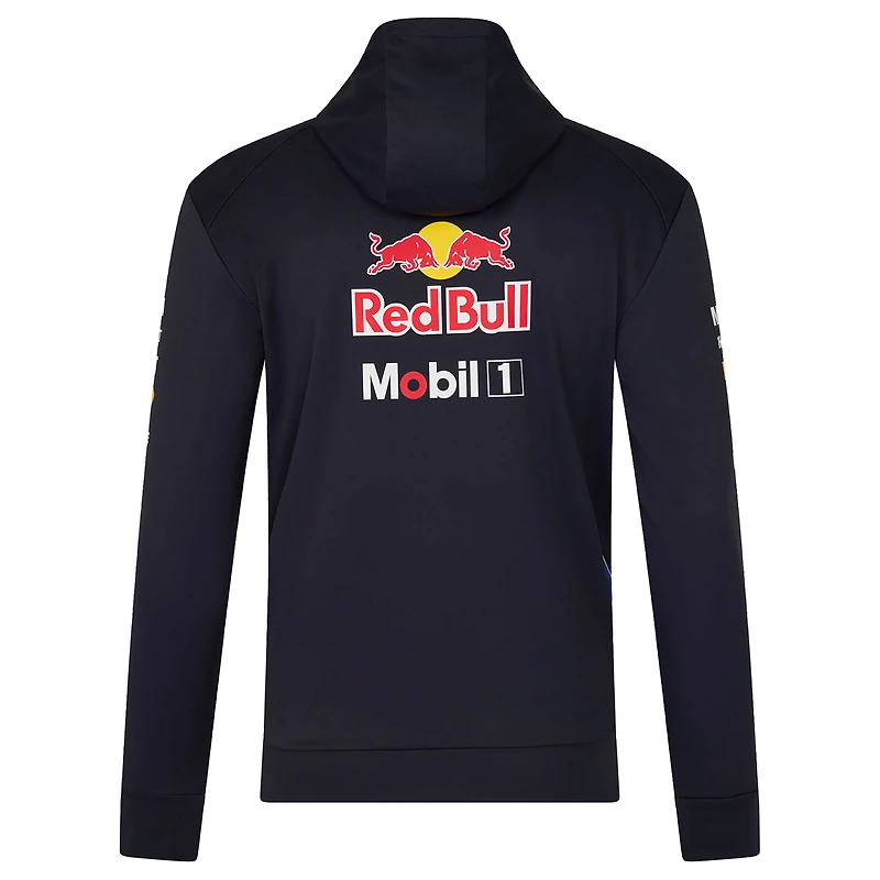 Men's Navy Oracle Red Bull Racing 2026 Replica Long Sleeve Overhead Hoodie