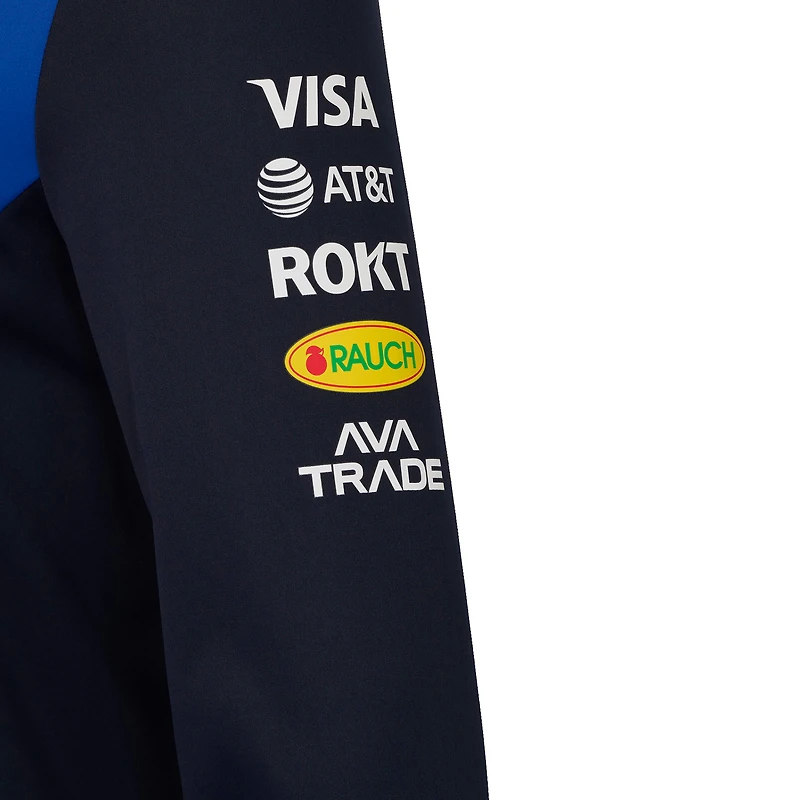Men's Navy Oracle Red Bull Racing 2026 Replica Long Sleeve Overhead Hoodie