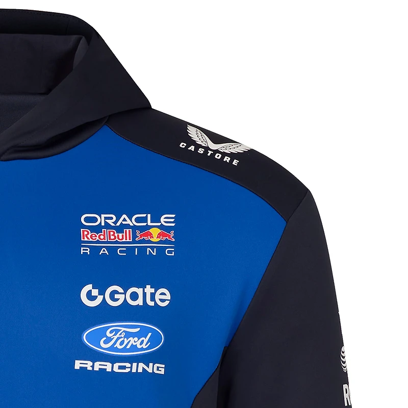 Men's Navy Oracle Red Bull Racing 2026 Replica Long Sleeve Overhead Hoodie