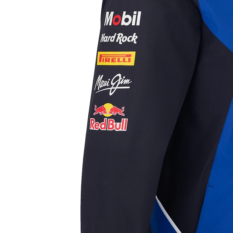 Men's Navy Oracle Red Bull Racing 2026 Replica Long Sleeve Water-Resistant Jacket