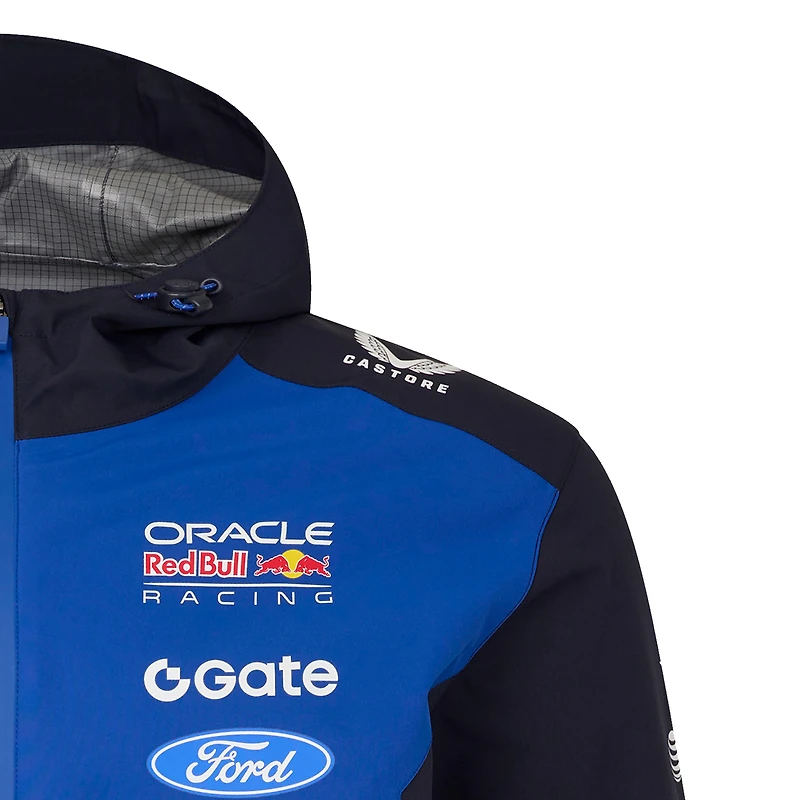 Men's Navy Oracle Red Bull Racing 2026 Replica Long Sleeve Water-Resistant Jacket