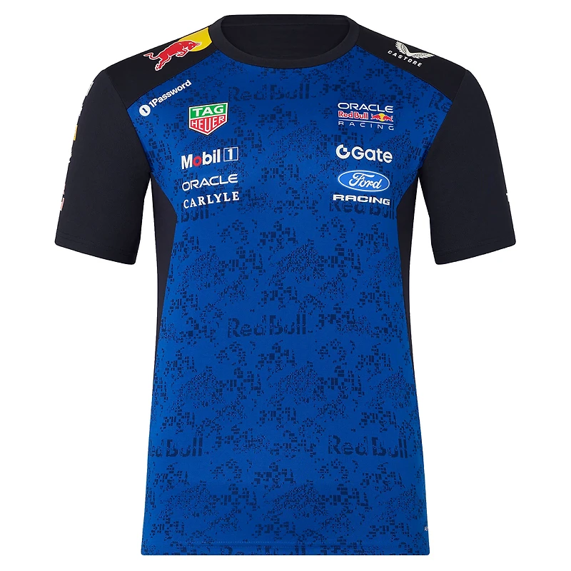Men's Navy Oracle Red Bull Racing 2026 Replica Short Sleeve Set Up T Shirt