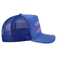 Men's New Era  Blue Red Bull Racing A-Frame 9FIFTY Trucker Snapback Hat