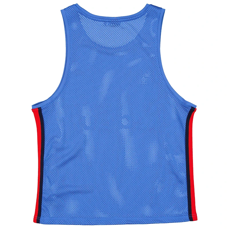 Men's New Era Blue Red Bull Racing Basketball Mesh Tank Top