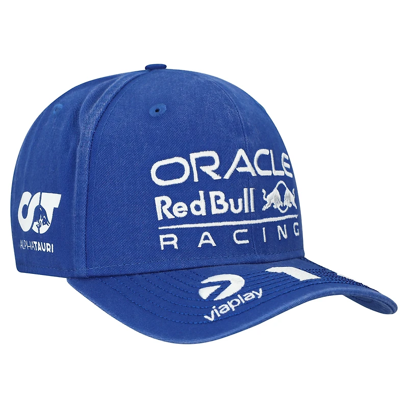 Casquette ajustable 9SEVENTY pour homme, modèle pilote F1 Brésil Red Bull Racing, bleu New Era