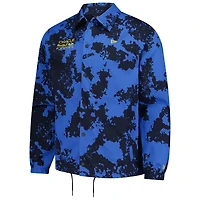 Men's New Era Blue Red Bull Racing F1 Coaches Full-Snap Jacket