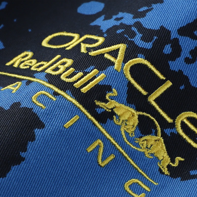 Veste New Era bleue Red Bull Racing F1 Coaches à boutons-pression pour homme