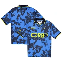 Maillot de football à col graphique Red Bull Racing bleu New Era pour homme