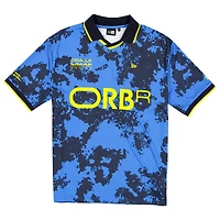 Maillot de football à col graphique Red Bull Racing bleu New Era pour homme