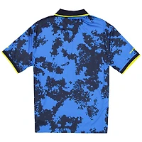 Maillot de football à col graphique Red Bull Racing bleu New Era pour homme