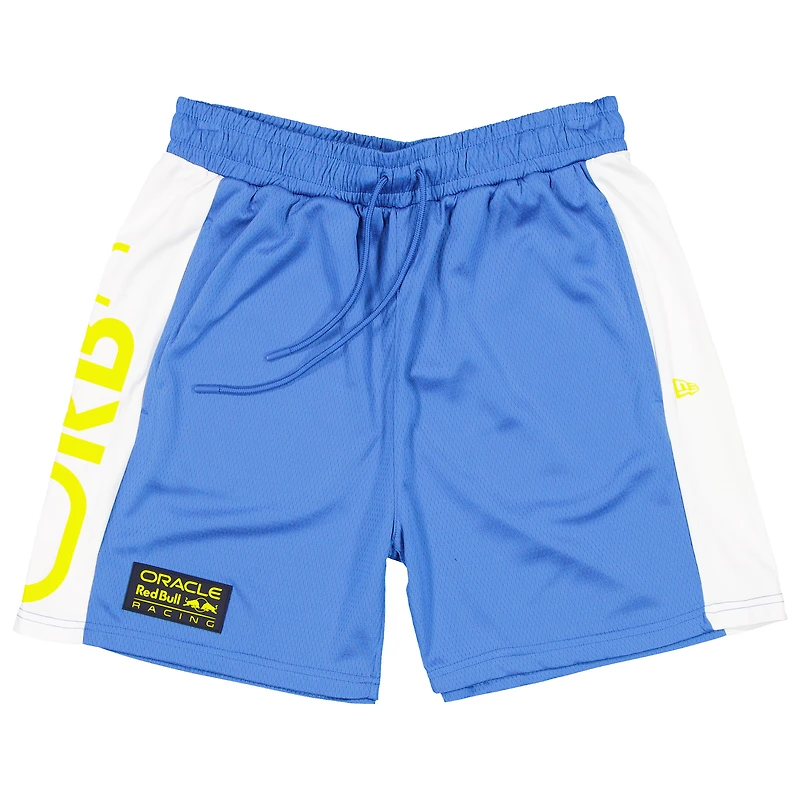 Men's New Era Navy Red Bull Racing Graphic Mesh Shorts