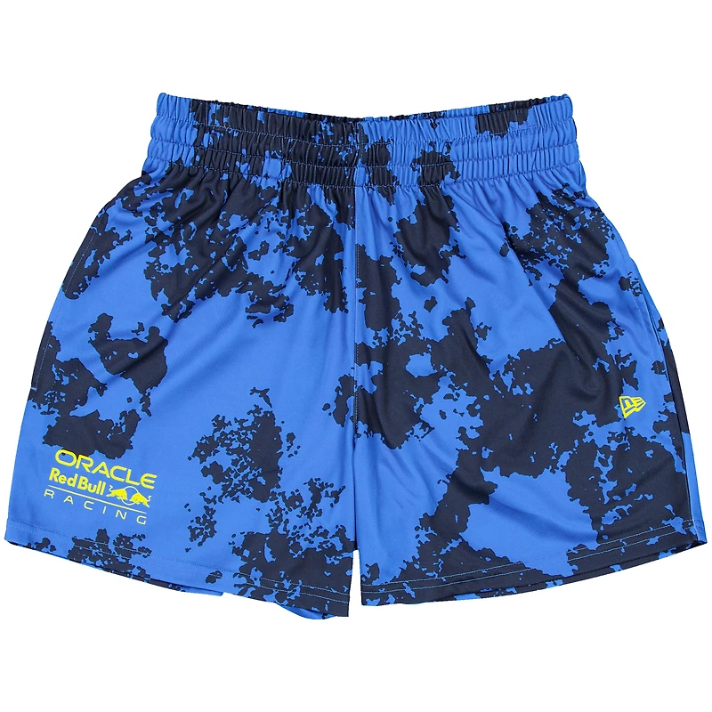 Men's New Era Blue Red Bull Racing Graphic Soccer Shorts