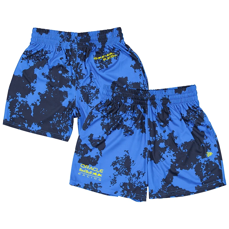 Men's New Era Blue Red Bull Racing Graphic Soccer Shorts