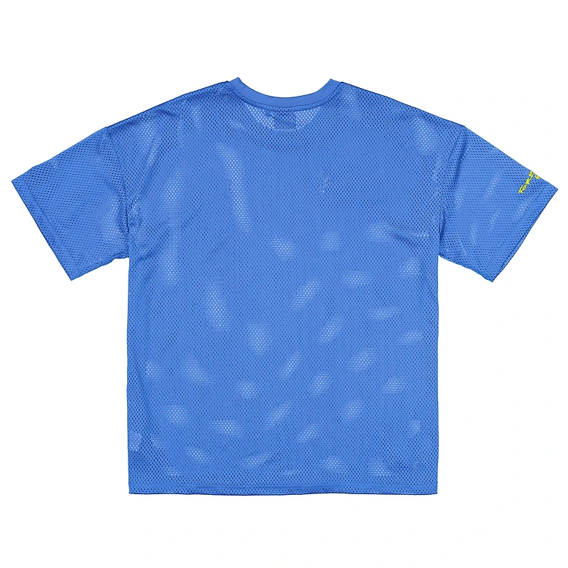 Men's New Era  Blue Red Bull Racing Oversized Graphic Mesh T-Shirt