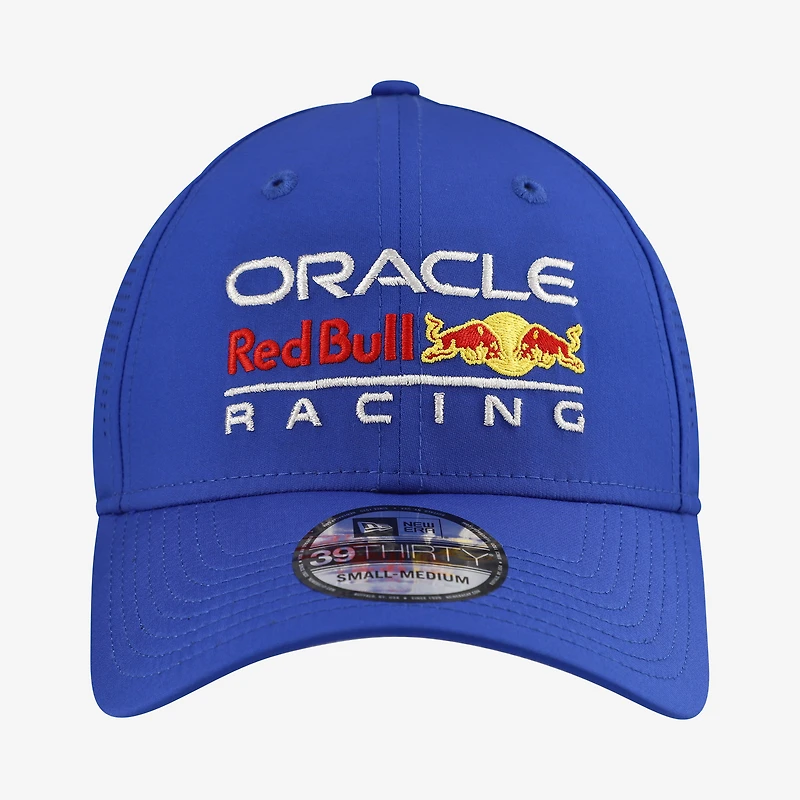 Men's New Era Blue Red Bull Racing Perforated 39THIRTY Flex Hat
