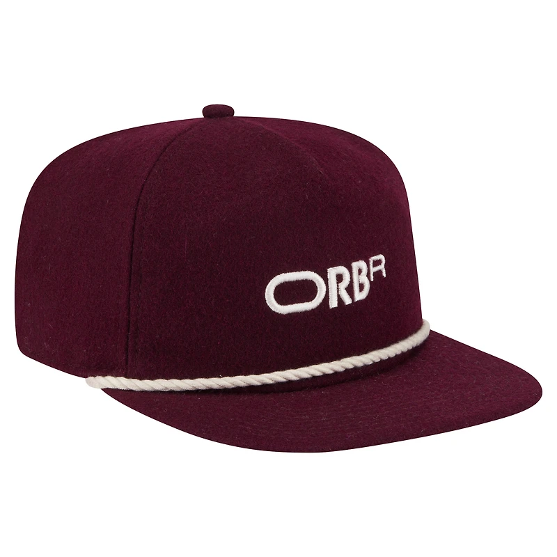 Men's New Era Burgundy Red Bull Racing Wool Rope 19TWENTY Snapback Hat