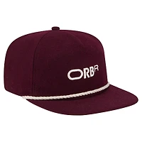 Men's New Era Burgundy Red Bull Racing Wool Rope 19TWENTY Snapback Hat