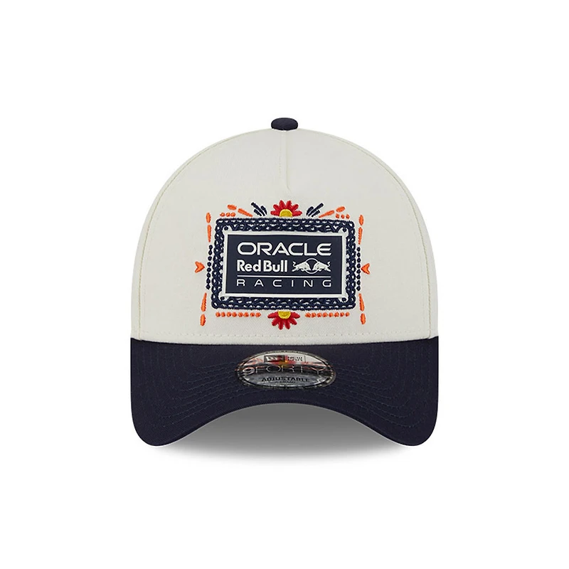Men's New Era  Cream Red Bull Racing Team 9FORTY A-Frame Adjustable Hat