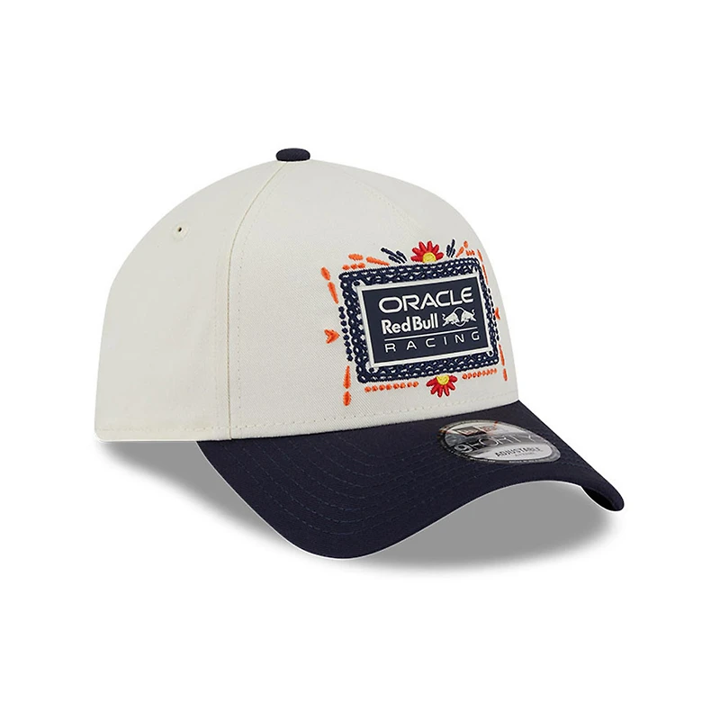Men's New Era  Cream Red Bull Racing Team 9FORTY A-Frame Adjustable Hat