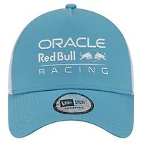 Casquette ajustable New Era Red Bull Racing E-Frame Trucker bleu clair pour homme