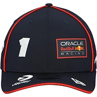 Casquette New Era Max Verstappen bleu marine Red Bull Racing Replica Driver 9SEVENTY extensible à boutons-pression pour homme