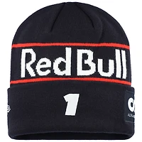 Men's New Era Max Verstappen Navy Red Bull Racing Replica Driver Cuff Knit Hat