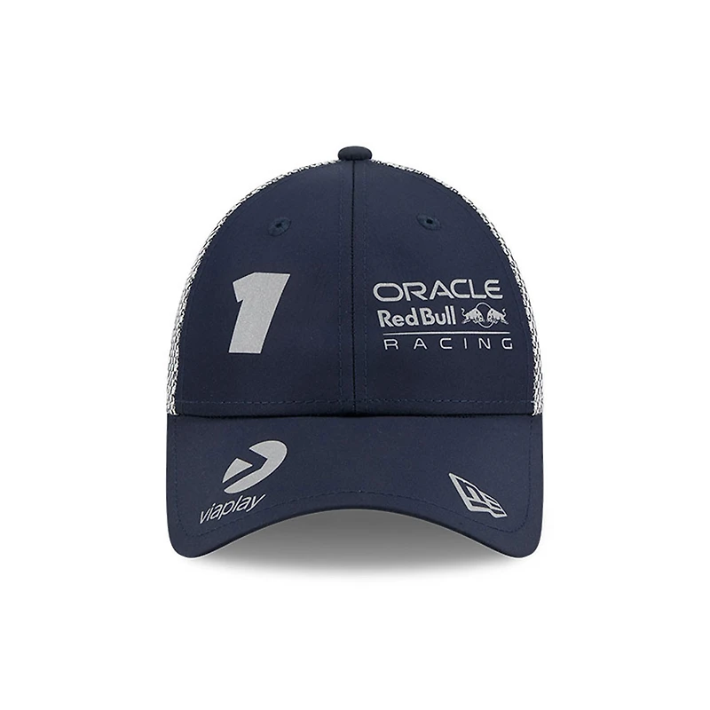 Men's New Era Navy Red Bull Racing 2025 Las Vegas Grand Prix Driver 9FORTY Adjustable Hat