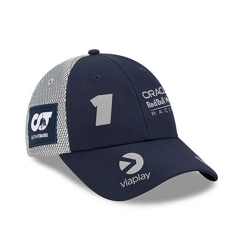 Men's New Era Navy Red Bull Racing 2025 Las Vegas Grand Prix Driver 9FORTY Adjustable Hat