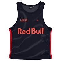 Men's New Era  Navy Red Bull Racing Basketball Mesh Tank Top