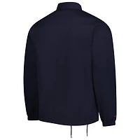 Men's New Era Navy Red Bull Racing F1 Coaches Full-Snap Jacket