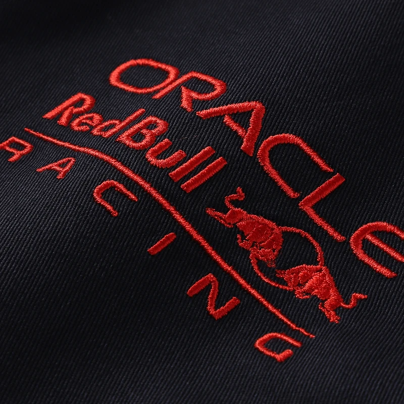 Men's New Era Navy Red Bull Racing F1 Coaches Full-Snap Jacket