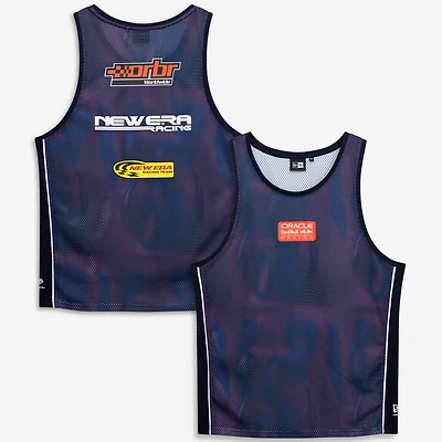 Men's New Era Navy Red Bull Racing F1 Mesh Tank Top