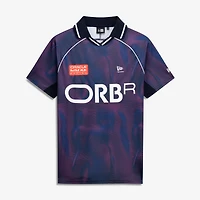 Maillot de football New Era Red Bull Racing F1 bleu marine à col en V pour homme