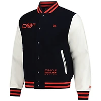 Veste universitaire New Era bleu marine Red Bull Racing Fashion pour homme