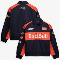 Men's New Era Navy Red Bull Racing Full-Zip Jacket
