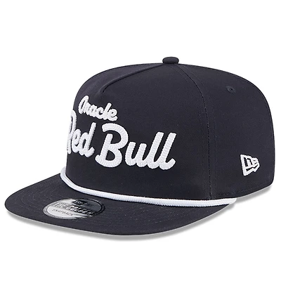Casquette ajustable New Era Red Bull Racing Golfer bleu marine pour homme