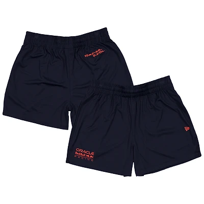 Short de football New Era bleu marine Red Bull Racing Graphic pour homme