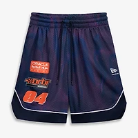 Men's New Era Navy Red Bull Racing Mesh Shorts