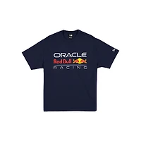 T-shirt New Era bleu marine avec logo principal Red Bull Racing pour homme