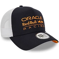 Casquette réglable bleu marine Red Bull Racing Team E-Frame Trucker New Era pour hommes