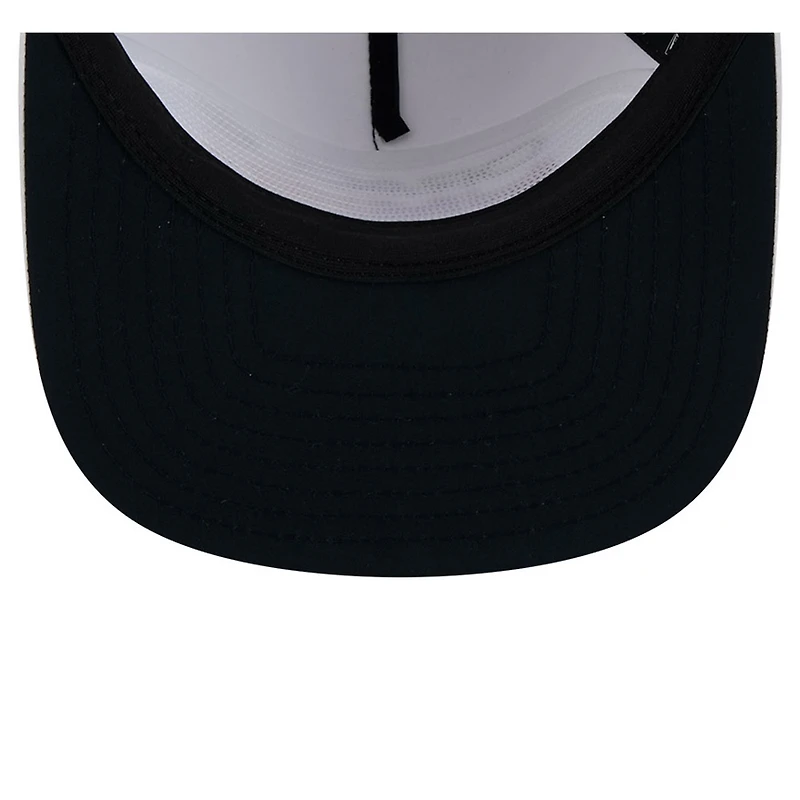 Men's New Era White Red Bull Racing Leisure Featherweight Perforated Rope Golfer Snapback Hat