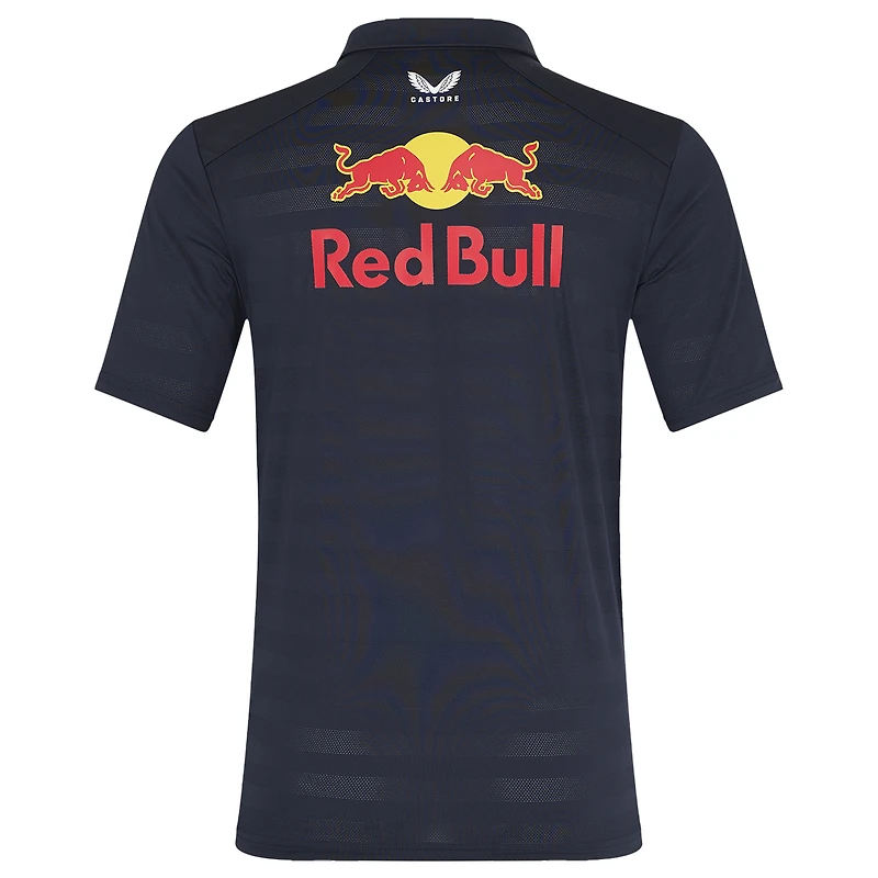 Polo Red Bull Racing Replica Driver Max Verstappen bleu marine pour homme