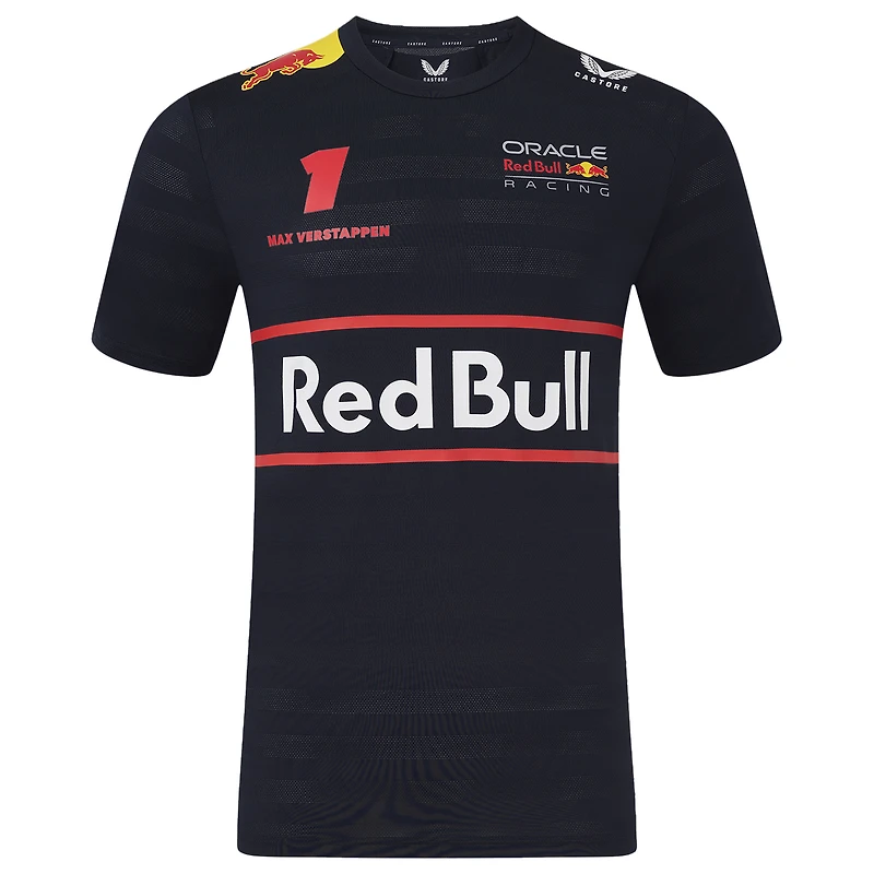 Men's Red Bull Racing Max Verstappen Navy Replica Driver T-Shirt