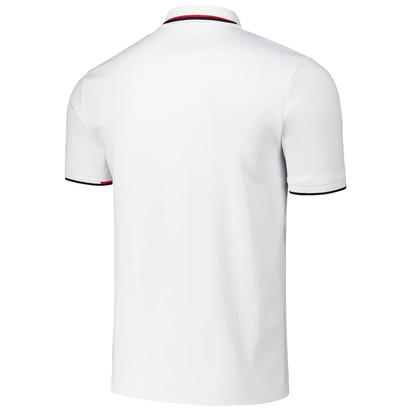 Polo blanc avec logo Red Bull Racing Core pour homme