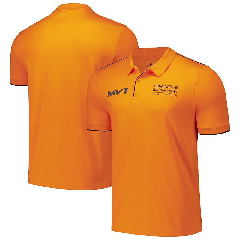 Polo unisexe Max Verstappen orange Red Bull Racing Driver Tri-Blend