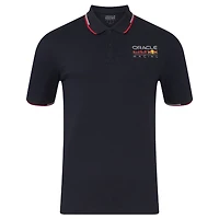 Polo unisexe bleu marine avec logo en couleur Red Bull Racing