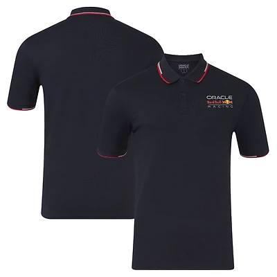Polo unisexe bleu marine avec logo en couleur Red Bull Racing