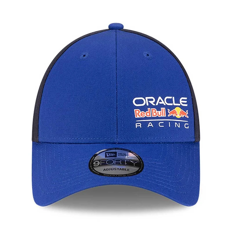 Unisex New Era Royal/Navy Red Bull Racing Essential 9FORTY Adjustable Hat