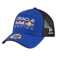 Casquette trucker unisexe New Era Royal Red Bull Racing ajustable